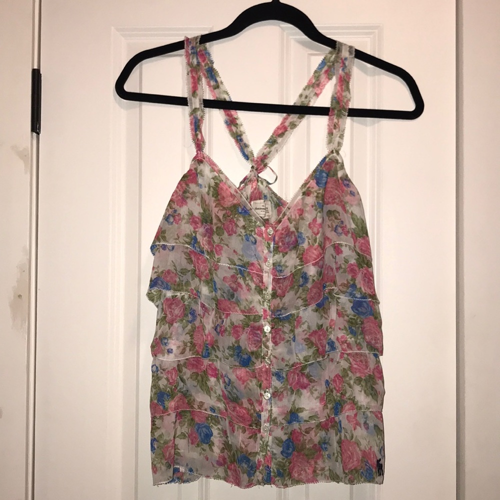 Floral Abercrombie & Fitch Summer Tank Top